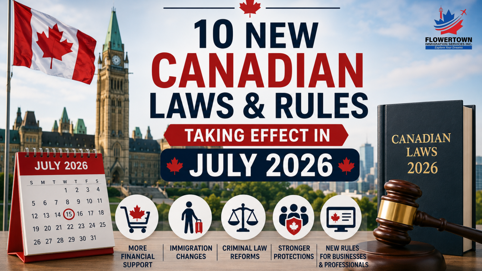 10 New Canadian Laws and Rules Taking Effect in July 2026