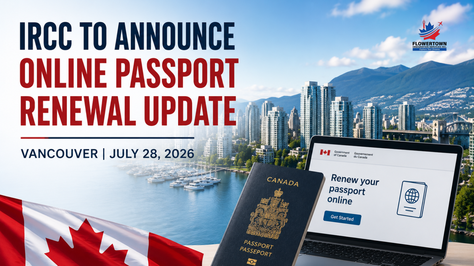 IRCC to Announce Online Passport Renewal Update in Vancouver on July 28, 2026